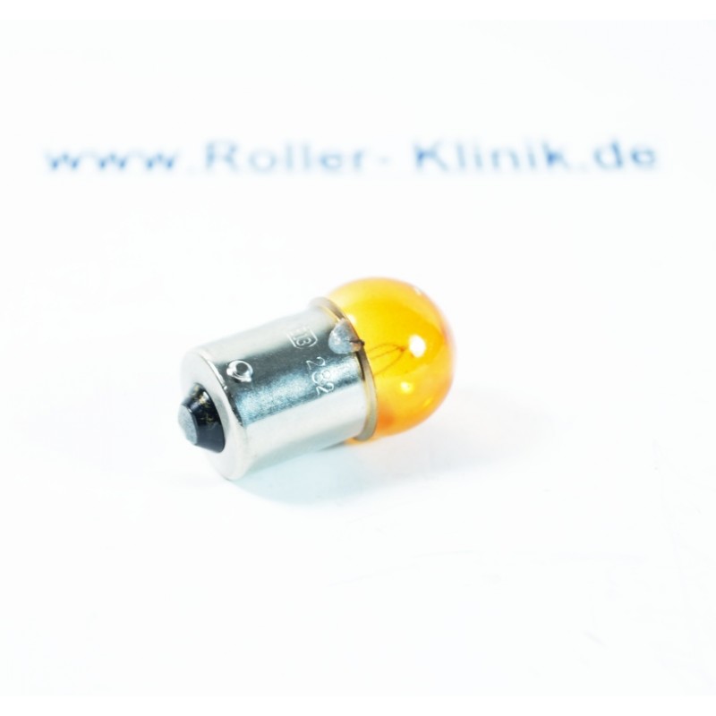 Birne Blinker Signallicht Blinkerbirne 12 V 10 W BA15s orange E-Marke RGT Neu 