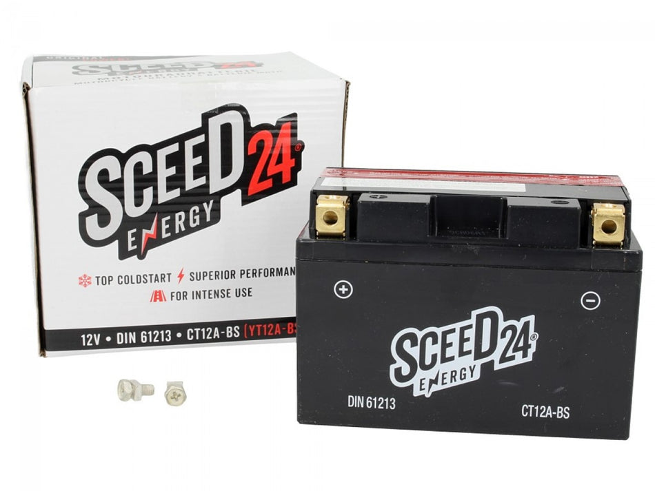 Sceed24 Batterie YT12A-BS, 12 V, 11 A, Gel / SLA, TOP PREIS-TOP QUALITÄT CT12A-BS,, 152x88x106 mm
