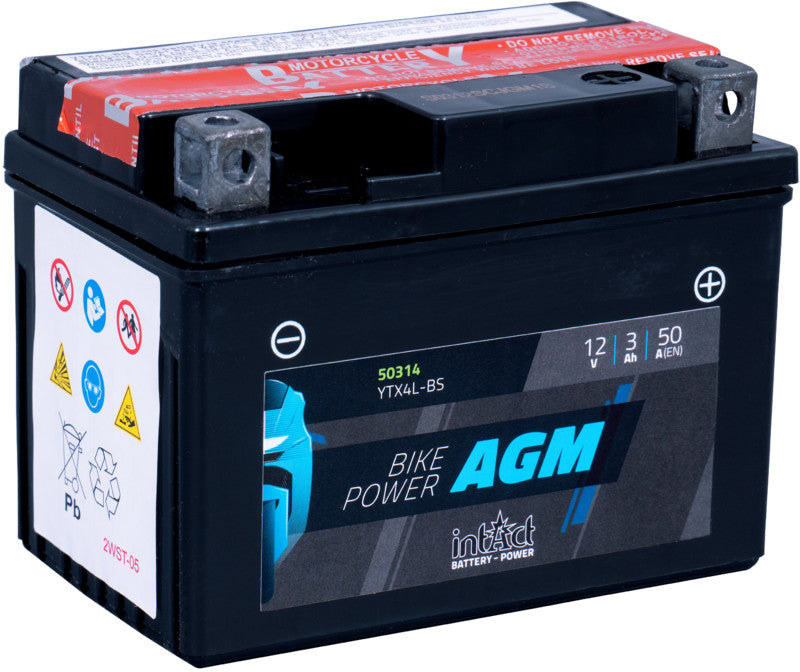 YTX4L-BS Roller Batterie MoBa 12V 3AH(c20) 50 A(EN) YTX4L-BS