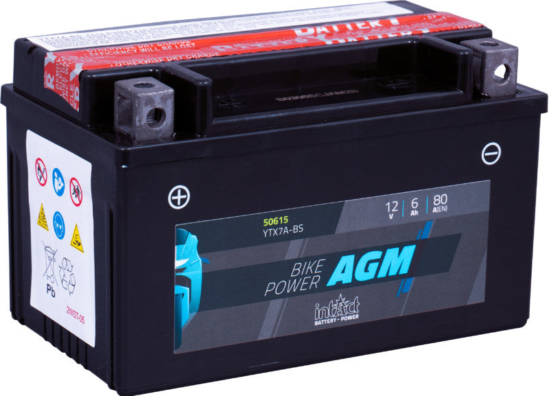 YTX7A-BS Roller Batterie MoBa 12V 6A (c20) 80 A (EN) YTX7A-BS