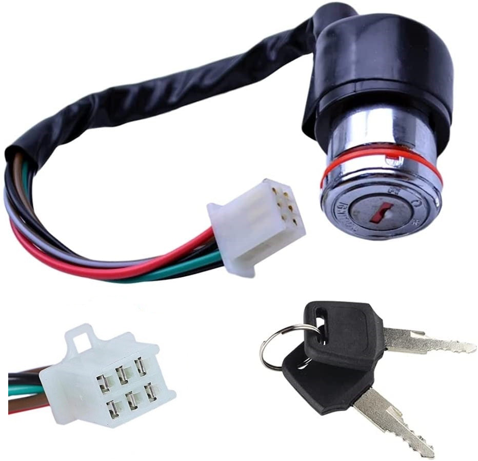 6 Pin Zündschloss Reparatur Ersatz Mit Schlüssel Für Kazuma Erdmännchen ATV Quad