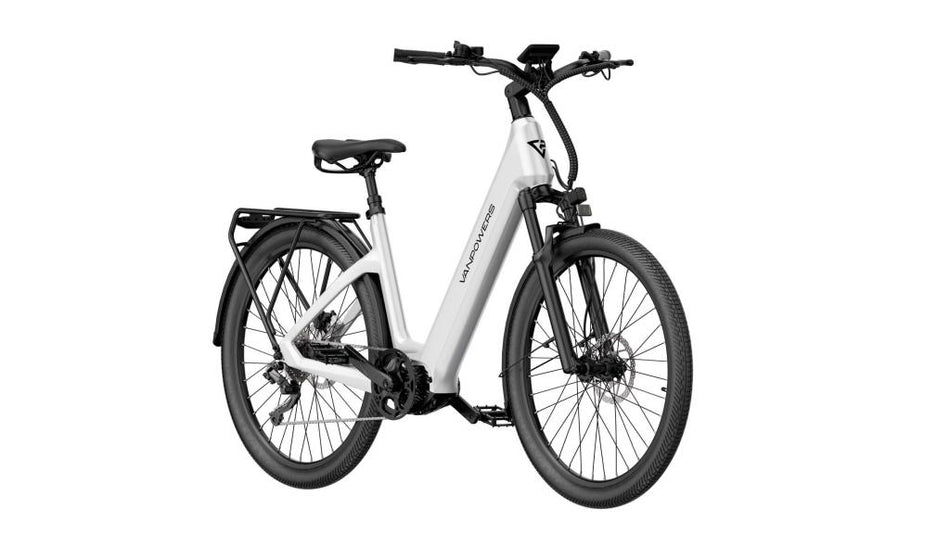 Vanpowers E-Bike Urban Glide-Ultra Perlweiß Größe L