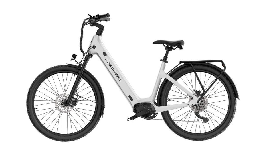 Vanpowers E-Bike Urban Glide-Ultra Perlweiß Größe L