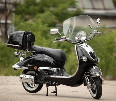 Seitliche Sturzbügel Chrom für Retro Roller 25ccm 50ccm 125ccm BENZHOU ZNEN