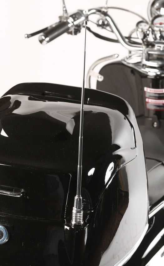 Topcase Antenne Chrome Ersatz Gepäck Koffer für Retro Roller China Roller
