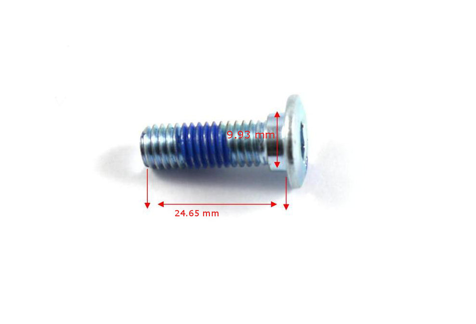 Schraube M8 x 24,65 mm für Bremsscheibe - 3er Set 50 & 125ccm Roller Motorroller Retro