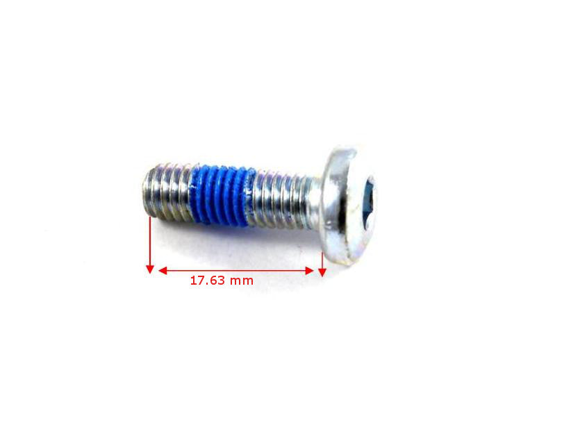 Schraube M8 x 24,65 mm für Bremsscheibe - 3er Set 50 & 125ccm Roller Motorroller Retro