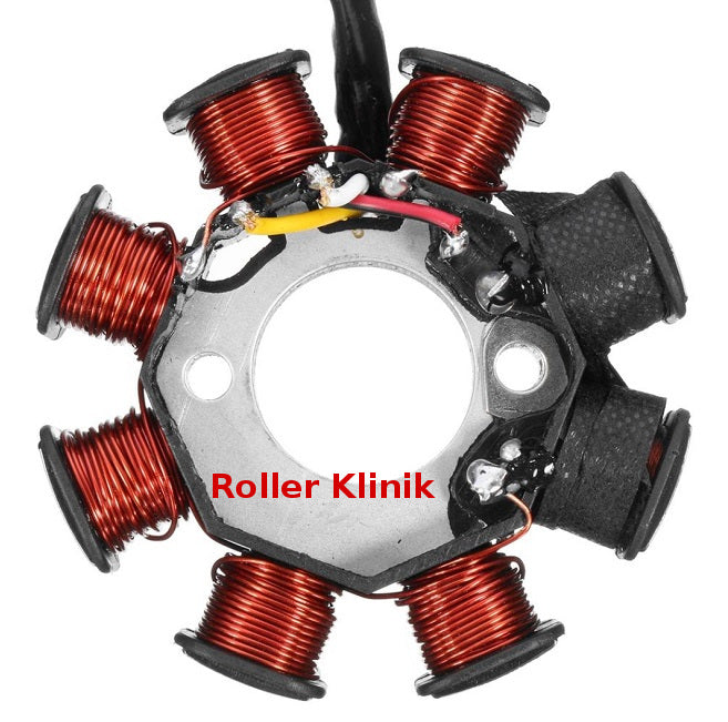 LICHTMASCHINE Stator 8 Spulen GY6 50ccm /125ccm / 150ccm China Roller Scooter