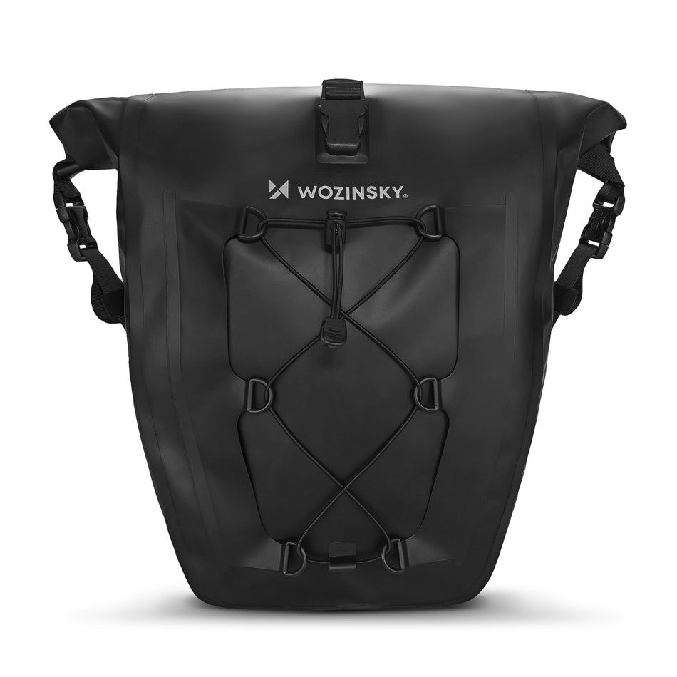 Wozinsky wasserdichte Fahrradtasche Kofferraumtasche 25l schwarz WBB24BK