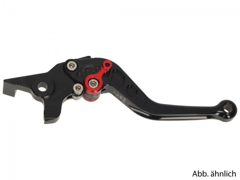 LSL Bremshebel kurz, einstellbar, Aluminium, schwarz, 200SR22SW für Aprilia und Yamaha