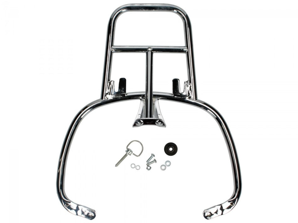 NF ProKit Top Case Kit 32 l, Suffix: A11_orange brick/orange impulsivo, Gepäckträger chrom, Rückenpolster schwarz, Vespa Primavera
