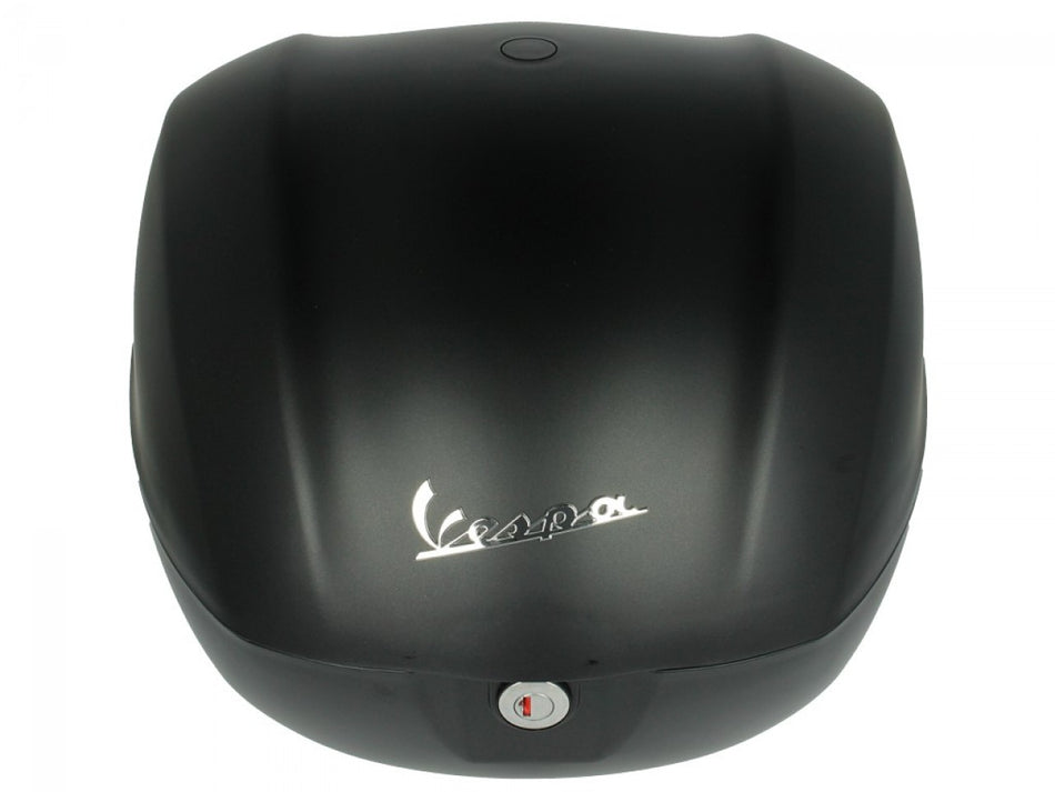 NF ProKit Top Case Kit 32 l, Suffix: NV_99/C schwarz matt opaco, Gepäckträger chrom, Rückenpolster schwarz, Vespa Primavera