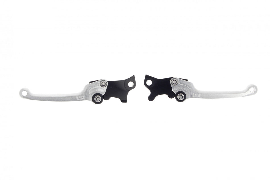 LSL Bremshebelsatz einstellbar 203P003SI, silber, Aluminium für Aprilia, Gilera, Piaggio