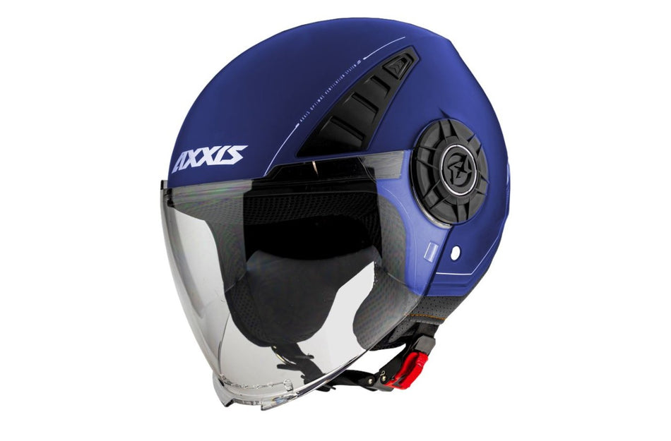 Axxis Jethelm Demi Jet, Metro, Solid, blau, matt, matt blue, S, ABS, ECE 22.05