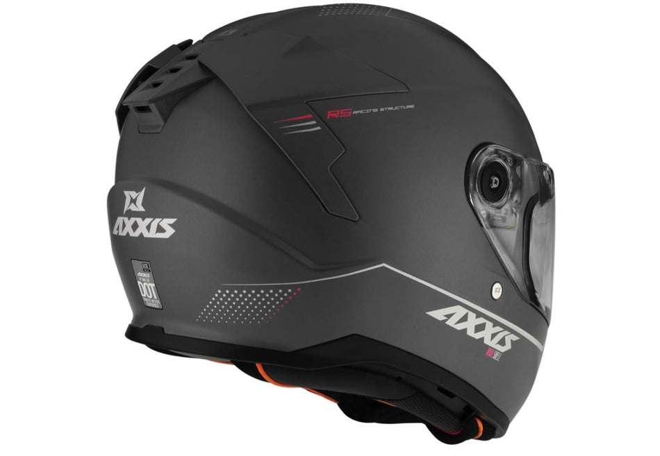 Axxis Integralhelm Hawk SV, Solid, ABS, titan, matt, ECE 22.06