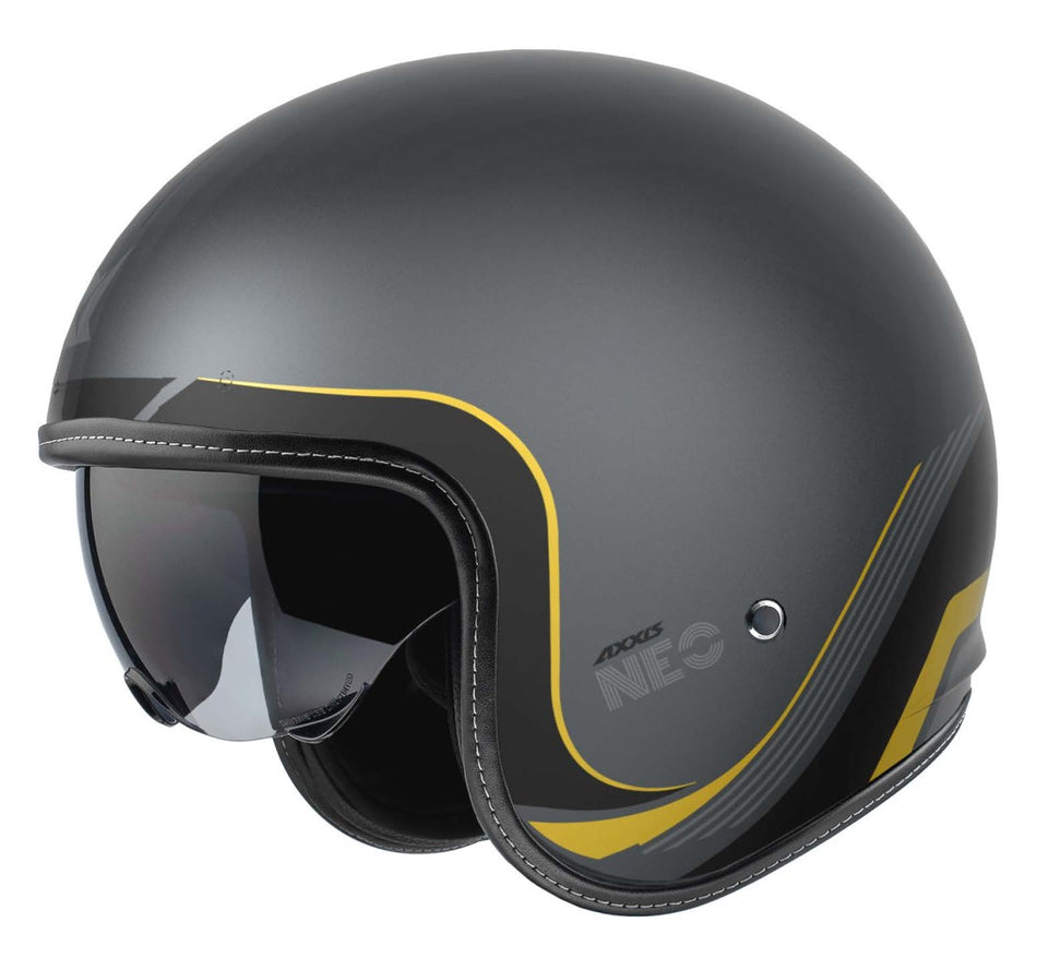 Axxis Jethelm Hornet S SV, Neo, grau, matt, ABS, ECE 22.06