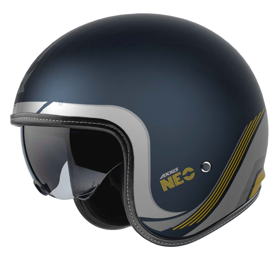 Axxis Jethelm Hornet S SV, Neo, blau, matt,&nbsp; ABS, ECE 22.06