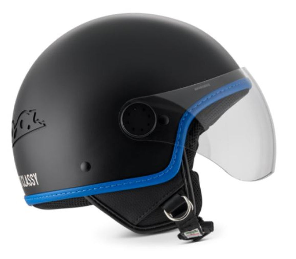 Vespa Jethelm Demi Jet, Visor 4.0 DEC, schwarz, matt, ABS, ECE 22.06