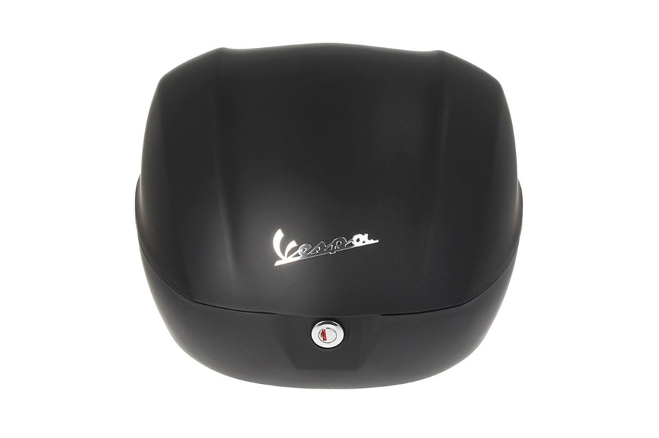 NF ProKit Top Case Kit 32 l, Suffix: NV_99/C schwarz matt opaco, Gepäckträger chrom, Rückenpolster schwarz, Vespa Primavera