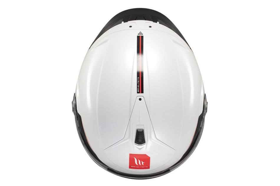 MT Helmets Jethelm Cosmo SV, Solid, ABS, weiß, glänzend, ECE 22.06