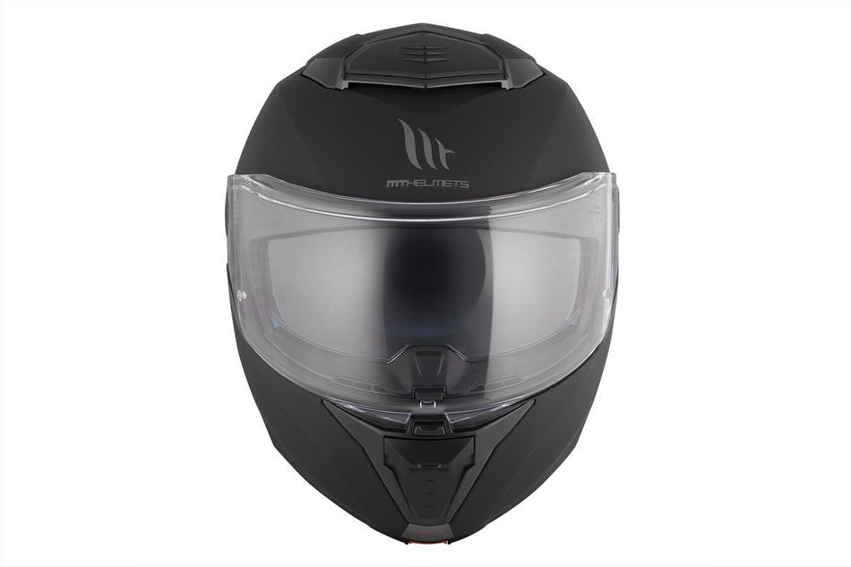 MT Helmets Klapphelm Atom 2 SV, Solid, schwarz, matt, L, ABS, ECE 22.06