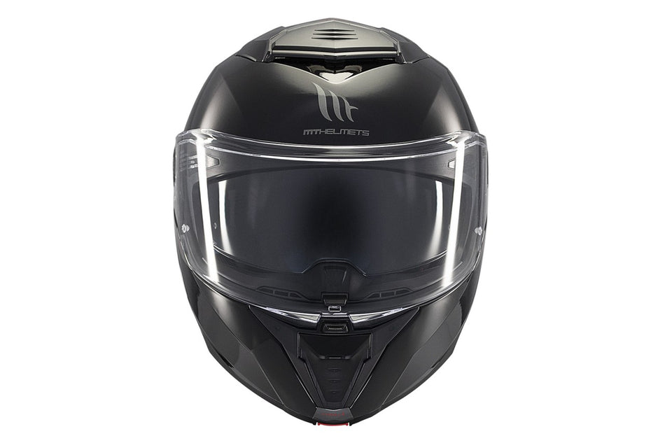MT Helmets Klapphelm Atom 2 SV, Solid, schwarz, glänzend, L, ABS, ECE 22.06