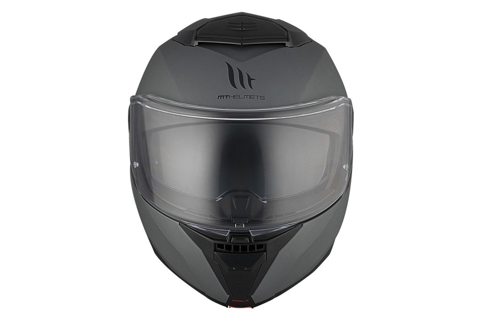 MT Helmets Klapphelm Atom 2 SV, Solid, titan, matt, L, ABS, ECE 22.06