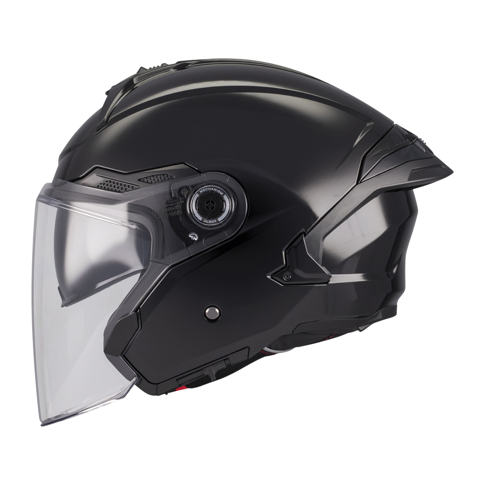 MT Helmets Jethelm Cosmo SV, Pure, schwarz, glänzend, ABS, ECE 22.06