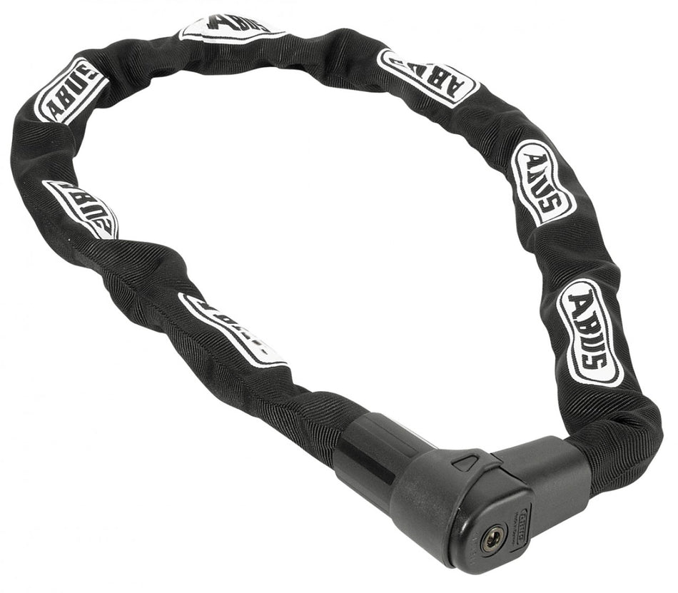 ABUS Schloss-Ketten-Kombination City Chain 1010, Security Level 12, schwarz, Ø 9,00 mm, Länge: 1700 mm