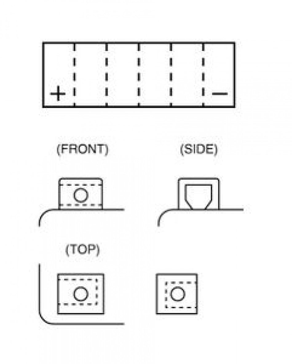 Sceed24 Batterie SLA12-6, 12 V, 6 A, Gel / SLA, TOP PREIS-TOP QUALITÄT für YTX7A-BS, Factory activated
